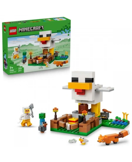 LEGO MİNECRAFT TAVUK ÇİFTLİĞİ DHL (NET)