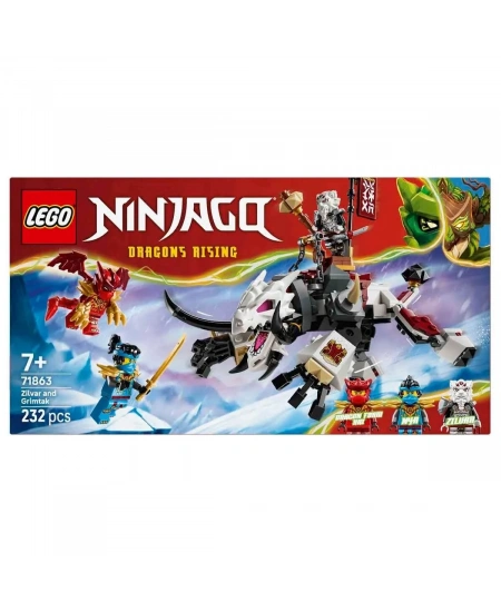 LEGO NİNJAGO ZİLVAR VE EJDERHA GRİMTAK DHL (NET)