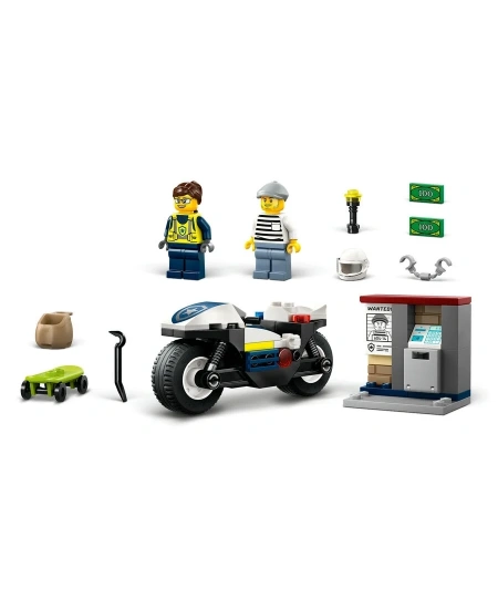 LEGO POLİS MOTORSİKLET TAKİBİ DHL