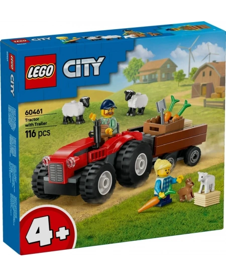 LEGO RÖMORKLU ÇİFTLİK TRAKTÖRÜ DHL