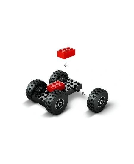 LEGO TEKERLEKLİ İNŞAAT YÜKLECİSİ DHL