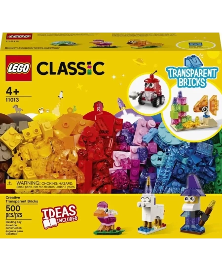 LEGO TRANSPARENT BRICKS DHL