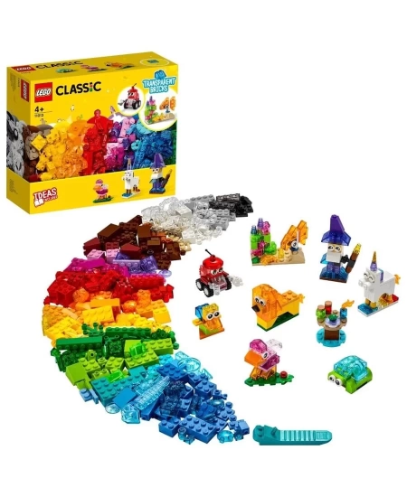 LEGO TRANSPARENT BRICKS DHL