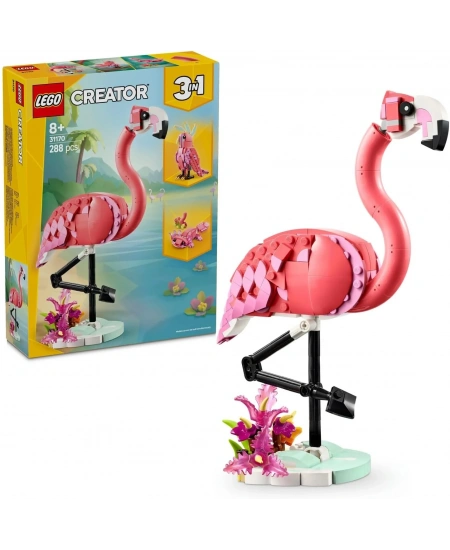 LEGO VAHŞİ HAYVANLAR PEMBE FLAMİNGO DHL (NET)