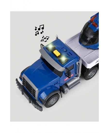 LETS DRIVE SESLİ VE IŞIKLI BÜYÜK POLİS TIRI
