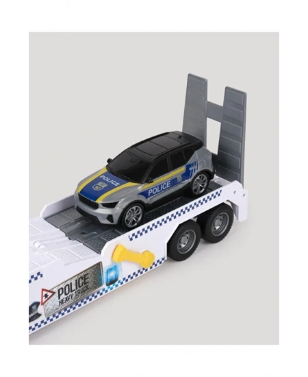 LETS DRIVE SESLİ VE IŞIKLI BÜYÜK POLİS TIRI