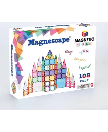 MAGNESCAPE MAGNETİC TİLES 108 PARÇA