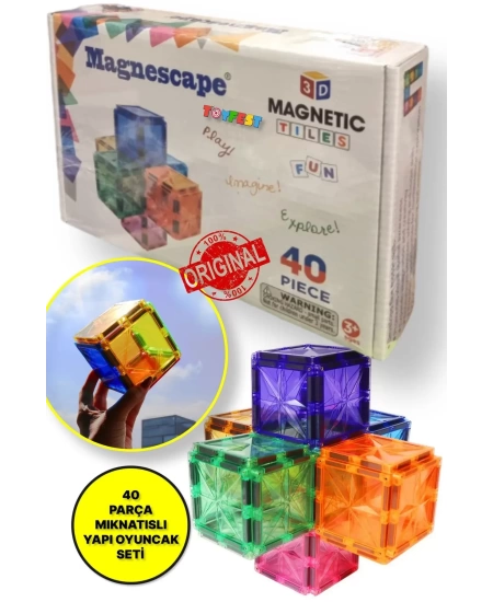 MAGNESCAPE MAGNETIC TILES 40 PARÇA