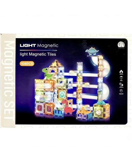 MAGNETIC TILES STAR DIAMOND LIGHT VERSION 108 PRÇ
