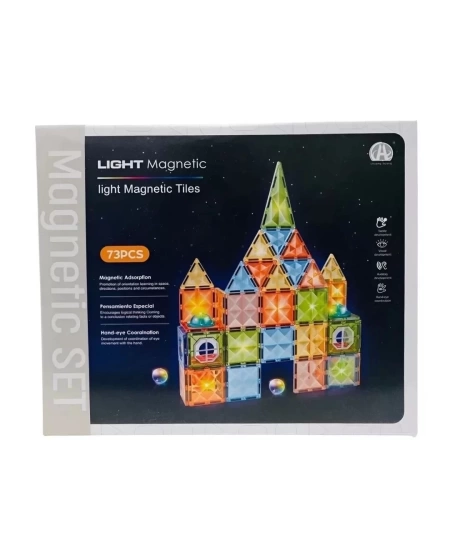 MAGNETIC TILES STAR DIAMOND LIGHT VERSION 75 PARÇA