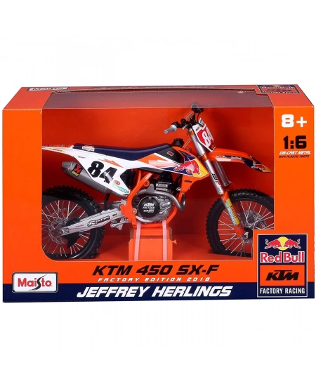 MAISTO 1/6 RED BULL KTM 450 SX-F SUPERCROSS 2018