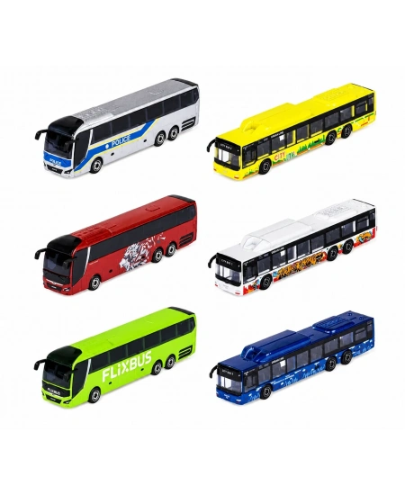 MAJORETTE CITY MAN BUS