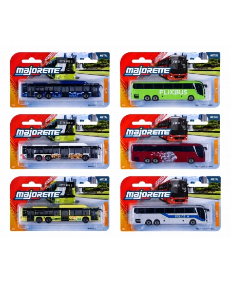 MAJORETTE CITY MAN BUS
