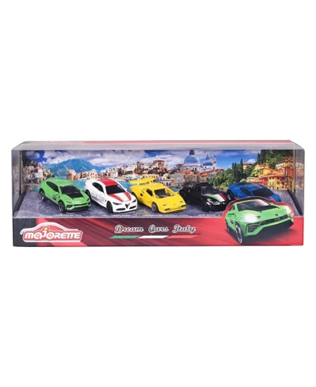 MAJORETTE DREAM CARS ITALY, 5 PİECES GİFTPACK