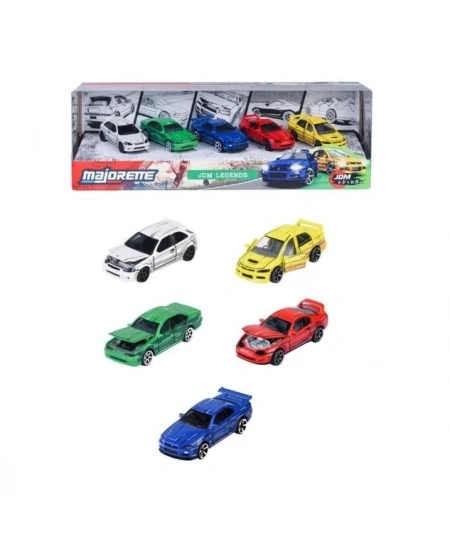 MAJORETTE JDM LEGENDS ANIME 5 PIECES GIFTPACK