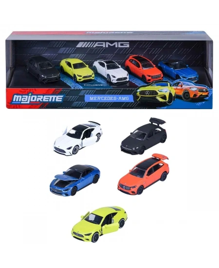 MAJORETTE MEREDES AMG 5 PIECES GIFTPACK