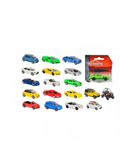 MAJORETTE STREET CARS ASSORTMENT 18 ASST (NET)