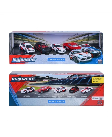 MAJORETTE TOYOTA RACİNG 5 PİECES GİFTPACK