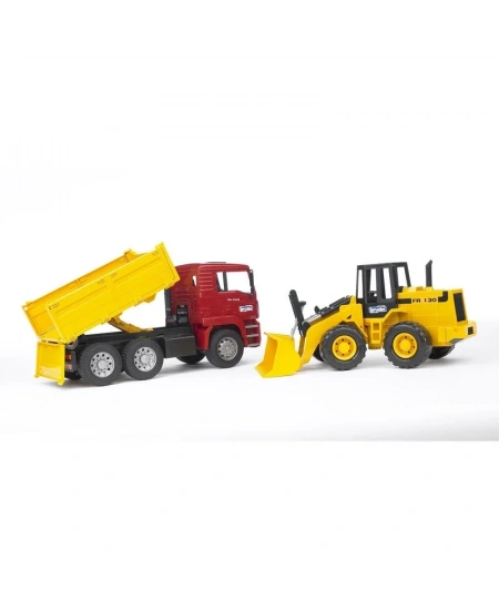 MAN DAMPERLİ KAMYON VE FR 130 KEPÇE DHL (NET)