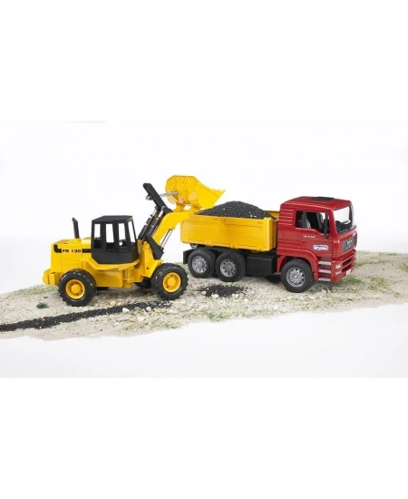 MAN DAMPERLİ KAMYON VE FR 130 KEPÇE DHL (NET)