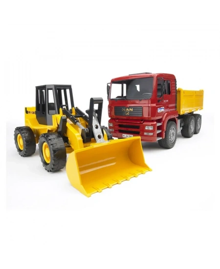 MAN DAMPERLİ KAMYON VE FR 130 KEPÇE DHL (NET)