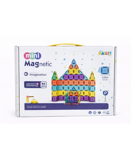 MANYETİK YAPI BLOK SETİ 86 PARÇA KARTON KUTU