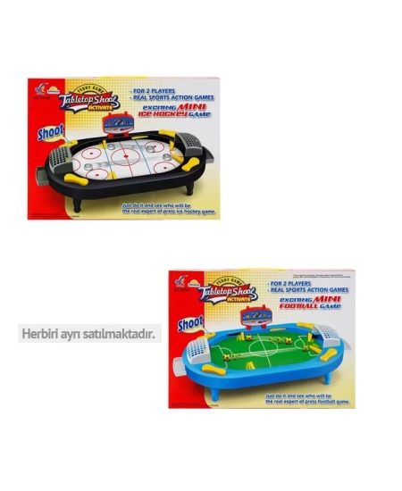 MASA ÜSTÜ TİLT MİNİ FUTBOL/BUZ HOKEYİ