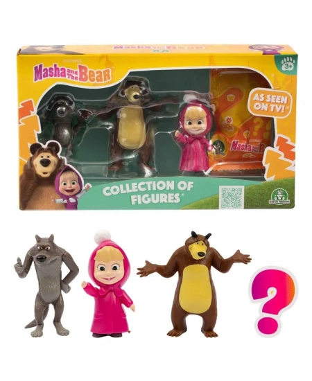 MASHA&KOCA AYI 4LÜ FİGÜR SETİ S3 DHL