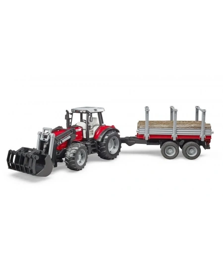 MASSEY FERGUSON 7480 TRAKTÖR RÖMORK DHL (NET)