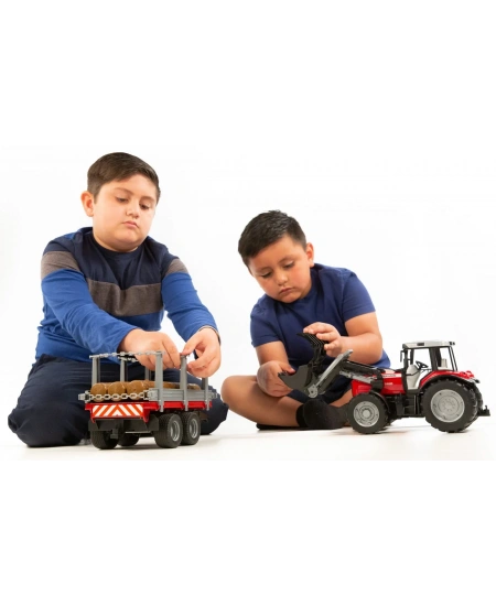 MASSEY FERGUSON 7480 TRAKTÖR RÖMORK DHL (NET)