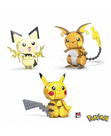 MEGA POKEMON YAP VE OYNA FİGÜRLER PIKACHU DHL