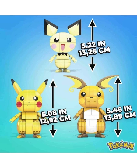 MEGA POKEMON YAP VE OYNA FİGÜRLER PIKACHU DHL