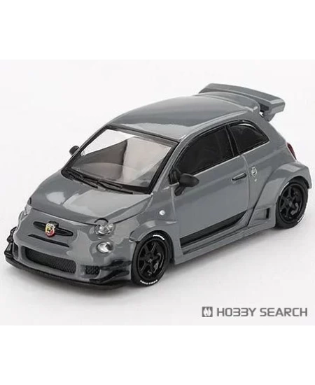 MİNİ GT 1/64 ABARTH 595 LB-WORKS X ABAS WORKS GREY