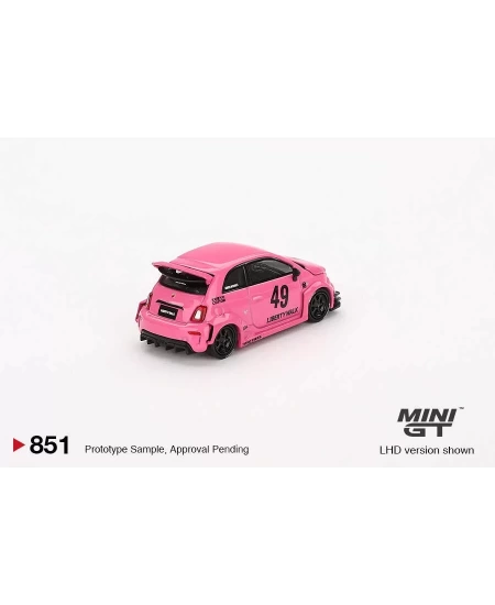 MINI GT 1/64 ABARTH 595 LB-WORKS X ABAS WORKS PINK