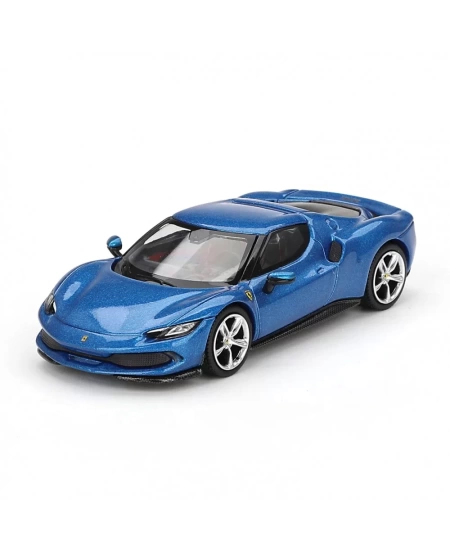 MINI GT 1/64 BBR FERRARI 296 GTB BLU CORSA