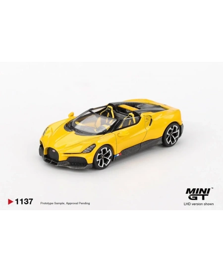 MİNİ GT 1/64 BUGATTİ W16 MİSTRAL YELLOW