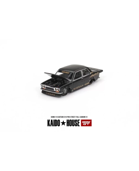 MINI GT 1/64 DATSUN 510 PRO STREET FULL CARBON V1