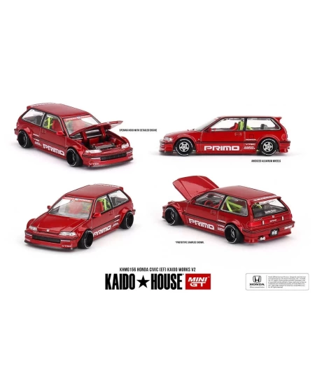 MINI GT 1/64 HONDA CIVIC (EF) KAIDO WORKS V2