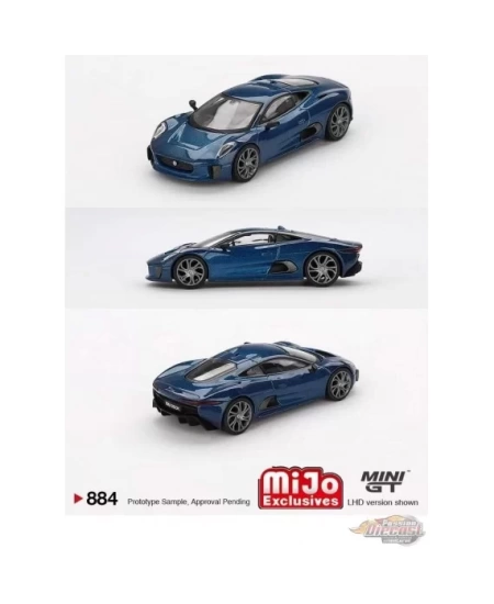 MINI GT 1/64 JAGUAR C-X75 BLUE - BLİSTER PAKET
