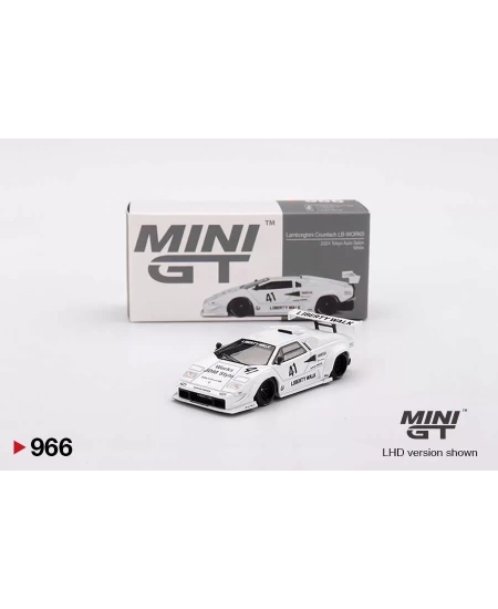 MİNİ GT 1/64 LAMBORGHİNİ COUNTACH LB-WORKS WHİTE 2