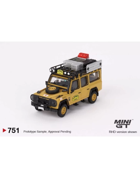 MINI GT 1/64 LAND ROVER DEFENDER 110 1989 CAMEL
