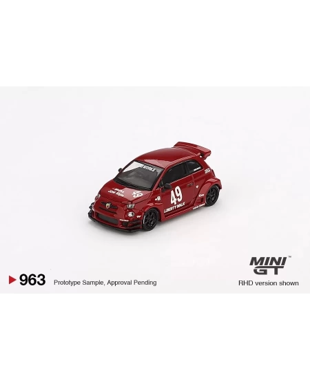 MİNİ GT 1/64 LB-WORKS X ABAS WORKS ABARTH 595 RED