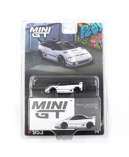 MINI GT 1/64 MAZDA AZ-1 LİBERTY WALK LB40 WHİTE