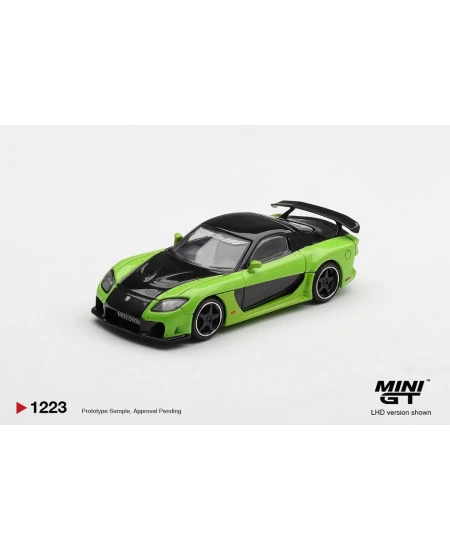 MİNİ GT 1/64 MAZDA RX-7 VEİLSİDE FORTUNE7 GREEN