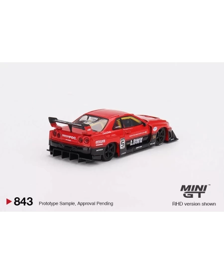 MINI GT 1/64 NISSAN LB-ER34 SUPER SILHOUETTE SKYLI