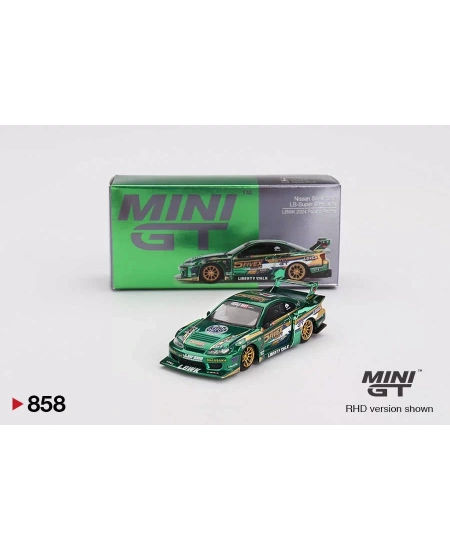 MINI GT 1/64 NISSAN LB-SUPER SILHOUETTE S15 GREEN