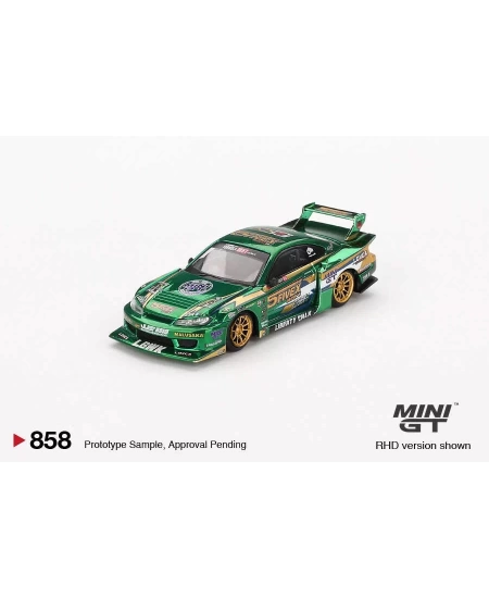 MINI GT 1/64 NISSAN LB-SUPER SILHOUETTE S15 GREEN