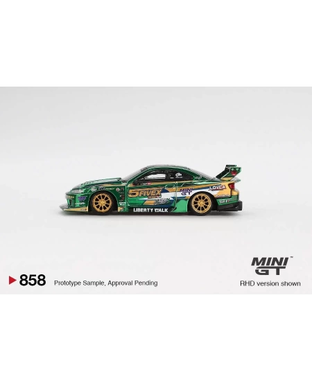 MINI GT 1/64 NISSAN LB-SUPER SILHOUETTE S15 GREEN