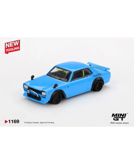 MİNİ GT 1/64 NİSSAN LB WORKS HAKOSUKA BABY BLUE