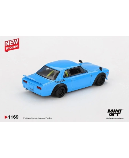 MİNİ GT 1/64 NİSSAN LB WORKS HAKOSUKA BABY BLUE
